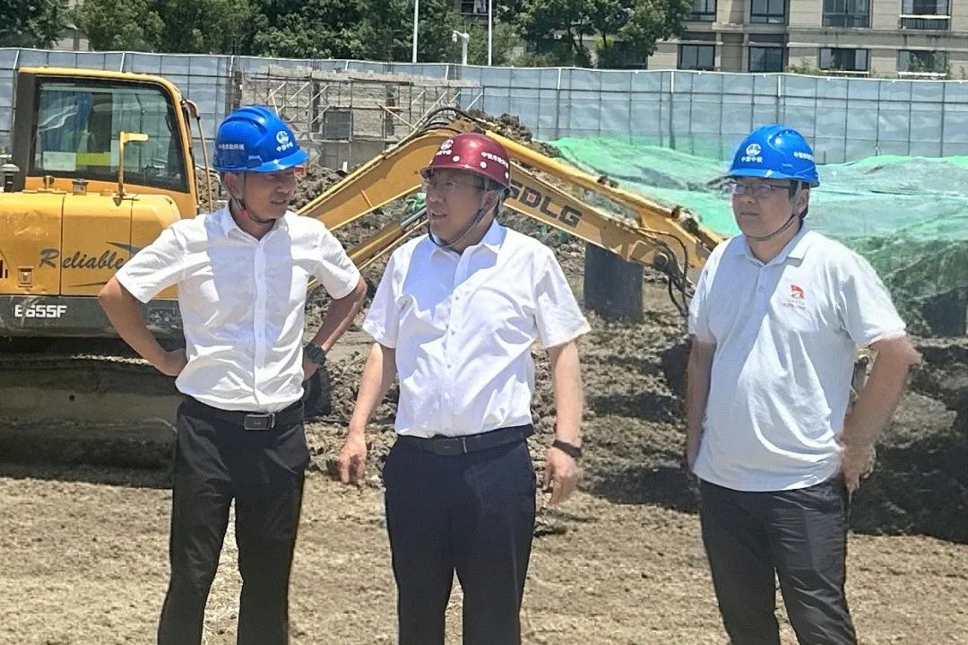 公司黨委書記、董事長李明華到蘇州清樹灣項目檢查指導工作.jpg